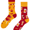 Lustige Socken Bier und Barbecue