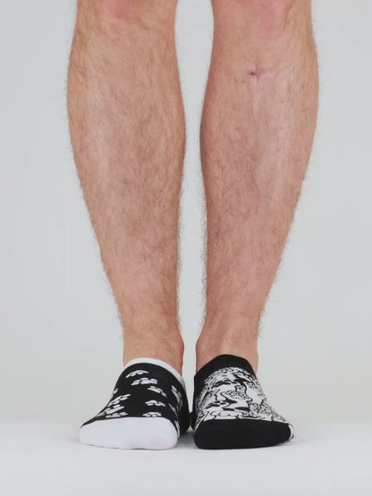 Lustige Sneakersocken Katzenpfoten