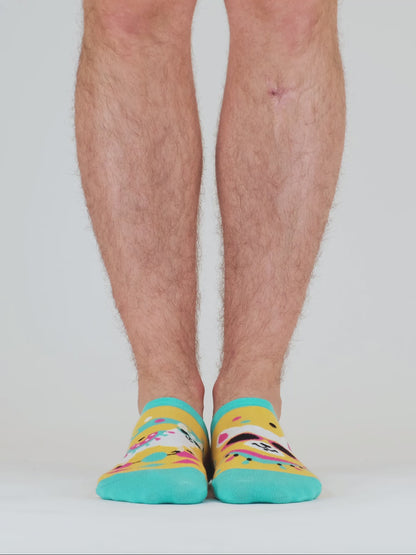 Lustige Sneakersocken Cooles Lama