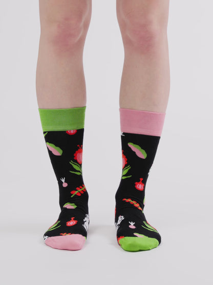 Lustige Bambussocken Folk-Garten