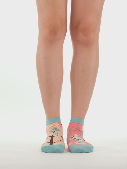 Lustige Knöchelsocken Schläfriger Koala